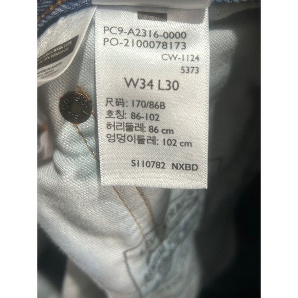 Levi's Mens Skate Baggy Fit Jeans W34 L30 Blue Denim Medium Wash - Picture 5 of 10